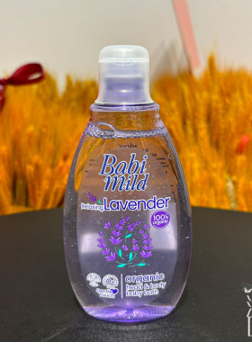 泰国Babi mild宝宝沐浴露洗发水二合一花果仁温和保湿去油腻180ml