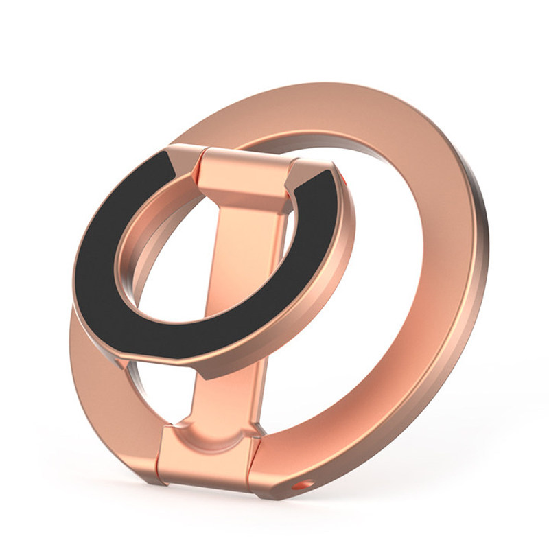 Cell phone holder magsafe double-sided magnetic ring buckle