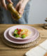 Beautiful photo of steak tray salad fruit tray