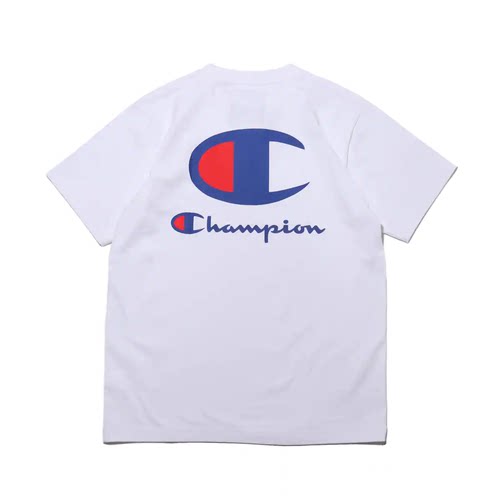 现货42运动家 Champion x atmos日版 logo刺绣圆领短袖T恤 C8-R3-图3