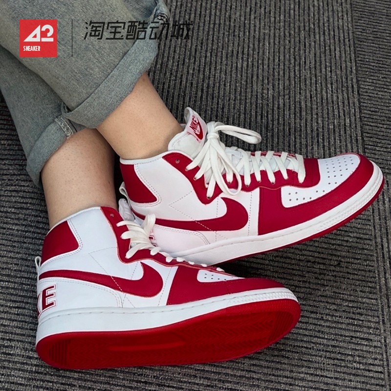 现货42运动家 NIKE TERMINAOR HIGH 男子高帮休闲减震板鞋 FD0650 - 图0