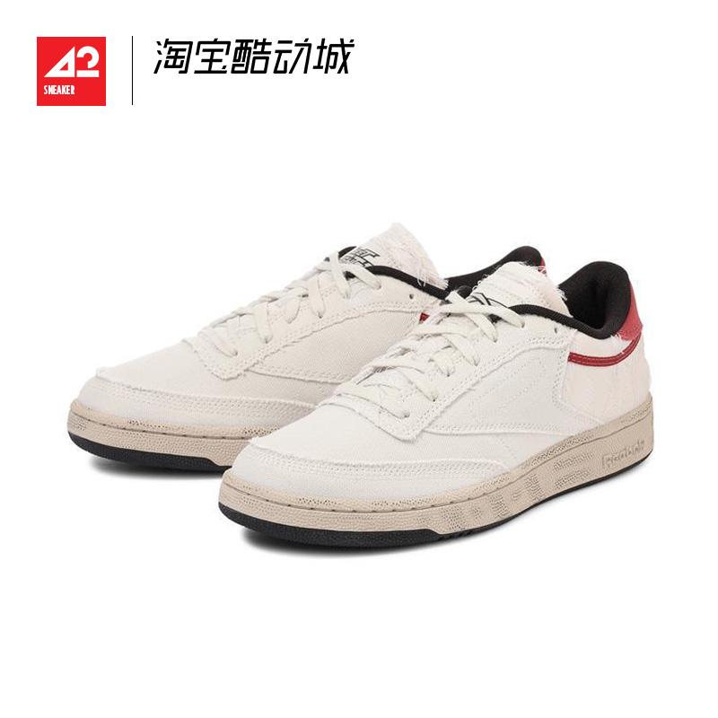 现货42运动家STREET FIGHTER x Reebok CLUB C街霸复古板鞋GZ9543 - 图2