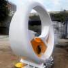 Manufacturer customized amusement equipment park plaza large dynamic bicycle interactive art stainless steel sculpture ornaments