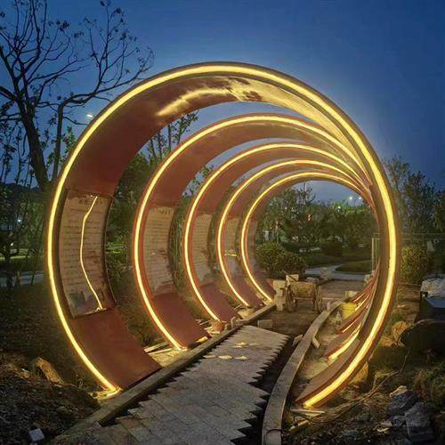 厂家户外广场大型不锈钢雕塑玻璃钢雕塑廊架中式园林景观室外组,淘宝优惠券,粉丝福利购,淘宝优惠卷