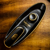 Модная зажигалка, острая пепельница, ножницы, подарочная коробка, набор инструментов, 3 предмета