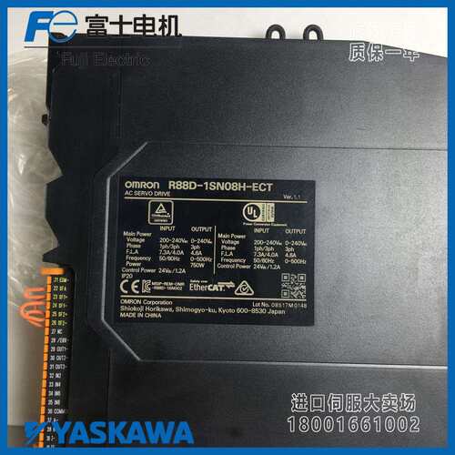 欧姆龙伺服驱动器R88D-1SN04H-ECT/1SN02H/01H/08H/10/15F/30F-06 - 图2