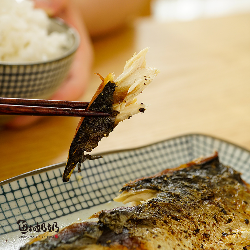 鱼丸奶奶盐烤鲭鱼炭烤鲭鱼日式料理烧烤高品质加热即食3袋装顺丰 - 图1