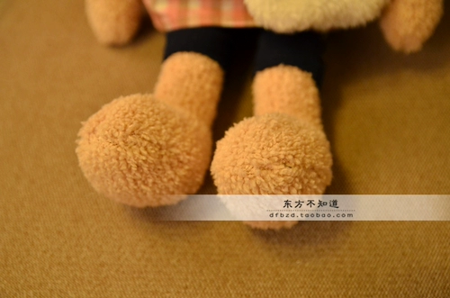 Ретро милая плюшевая игрушка, большой кролик, детская тряпичная кукла, подарок на день рождения