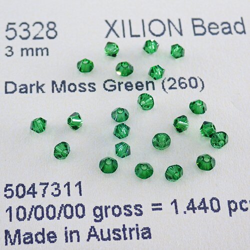 正品施华洛5328全通孔菱形串珠2.5MM 3MM仿水晶DIY饰品配件材料包 - 图2