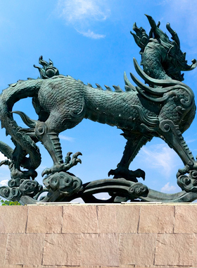 精雕宴玻璃钢铸铜广场