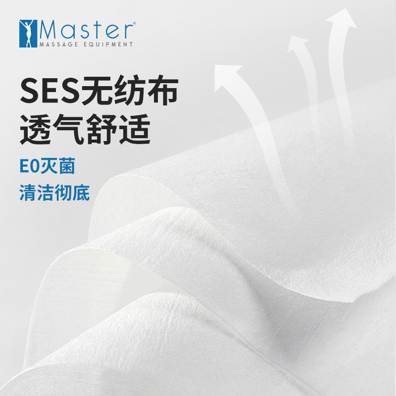 名腾Master 一次性水刺布沉孔布无纺布枕头盖布防尘布隔污垫100片 - 图1