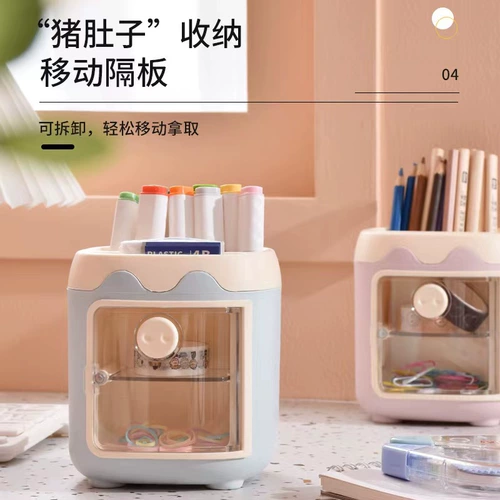 Мультяшный милый детский держатель для ручек, универсальная система хранения для школьников