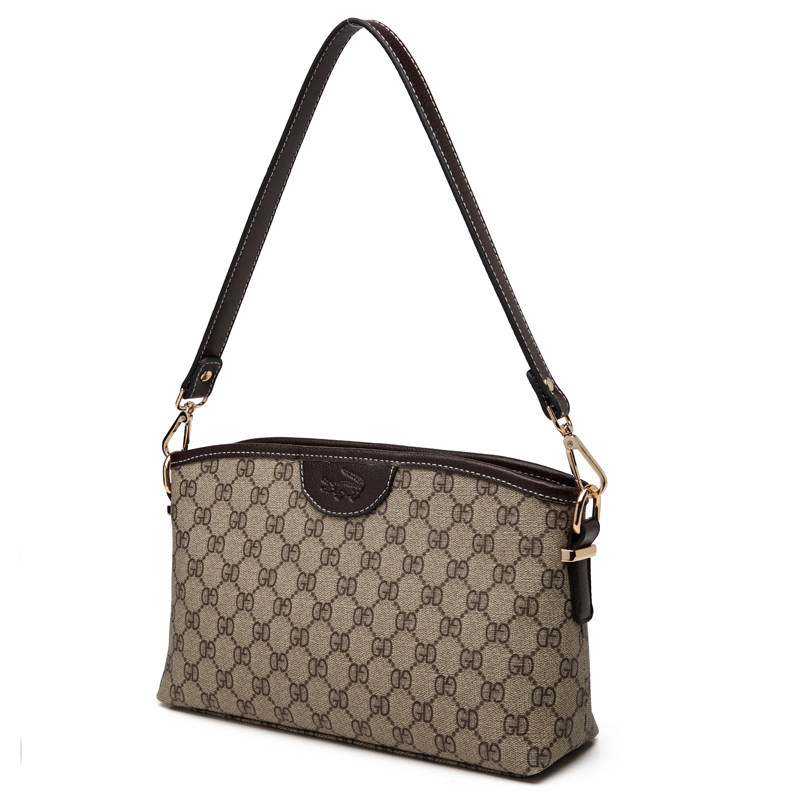 斜挎包女2020新款女包时尚简约中年 卡帝乐鳄鱼欧鹏女士包袋