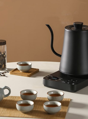 跨境智能恒温电水壶 220V110V手冲咖啡壶鹅颈壶Gooseneck Kettle