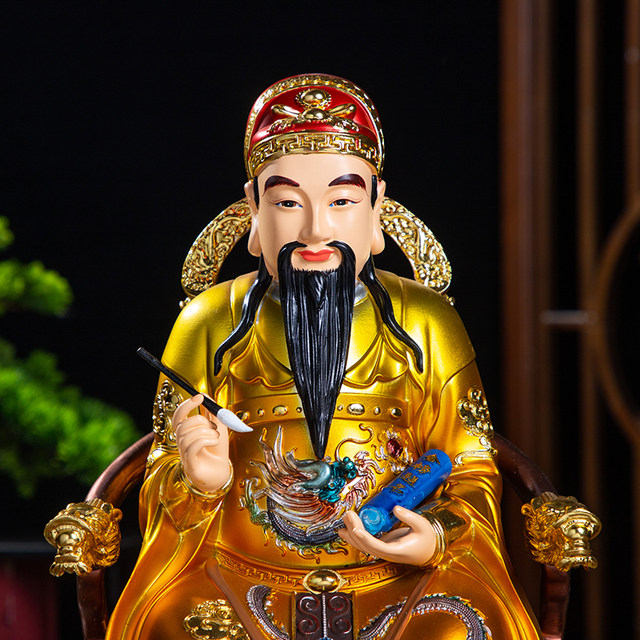 New Wenchang God Statue Wenchang Emperor Wenquxingjun fiberglass resin handicraft ornaments 12 inches 16 inches