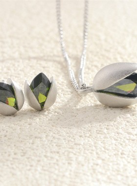 开心果项链女小众轻奢设计感仿真食物吊坠小红书要开心呀锁骨链