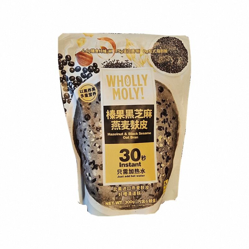 好哩榛果黑芝麻燕麦麸皮高蛋白豆浆奇亚籽麦片减脂期代餐饱腹即食,淘宝优惠券,粉丝福利购,淘宝优惠卷