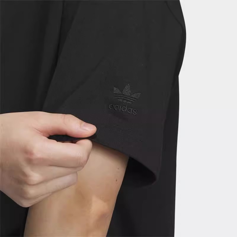 Adidas阿迪达斯三叶草短袖男2023夏季新款透气运动休闲T恤IN1042