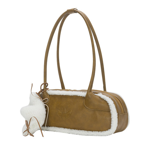 Adidas阿迪达斯三叶草女包2025冬季新款 WIDE SHLDR 单肩包KT0859 - 图2