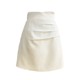 Short skirt with hip-covered temperament A-line pleated skirt makes you look slim Short skirt with hip-covered temperament A-line pleated skirt makes you look slim