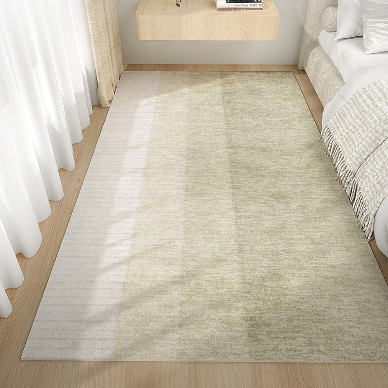 Bedside carpet, bedroom master bedroom, high-end gradient color women's bedside cushion, stain-resistant room full-length strip carpet floor mat