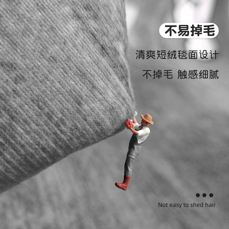 卧室儿童房男孩防滑家用客厅床边毯 银锦床边毯