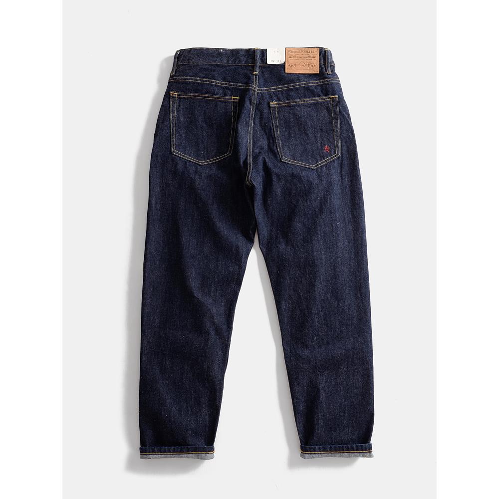 MAROLIO~重磅纯棉！赤耳丹宁阔腿牛仔裤男秋冬直筒宽松休闲老爹裤 - 图0