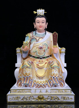 龙太子神像小白龙真身像汉白玉实心家用供奉龙王三太子神像摆件