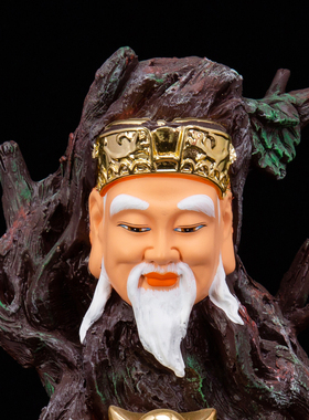 树神爷神像树脂彩绘树仙老爷