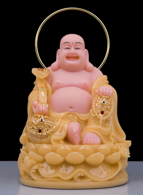 家用供奉全堂四圣摆件石材