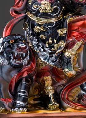 树脂招财家用武财神赵公明神像