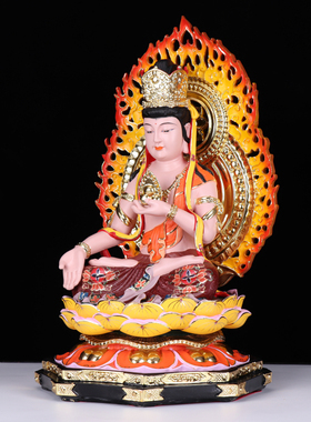 虚空藏菩萨八大守护神属牛佛像