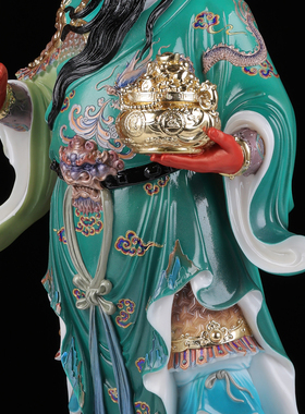 武财神关公神像店铺招财摆件