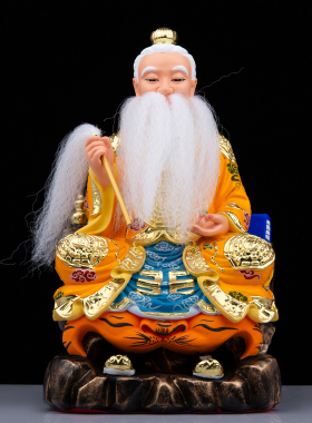 六壬仙师保平安工艺品摆件