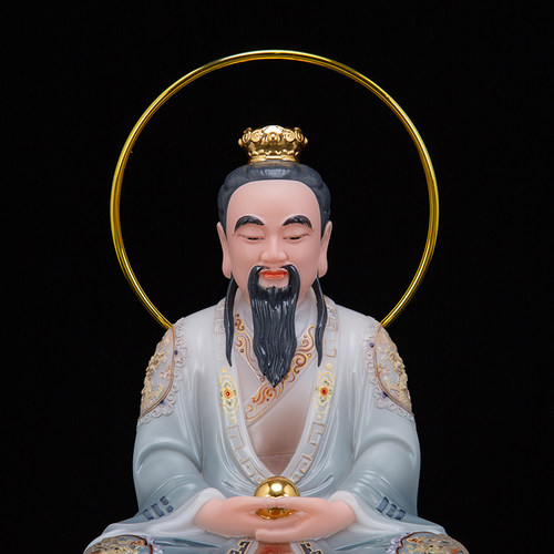 三清道祖神像带坐骑三清骑青牛太上老君道德灵宝元始天尊神像摆件 - 图1