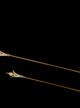 锌合金神像的三叉戟武器