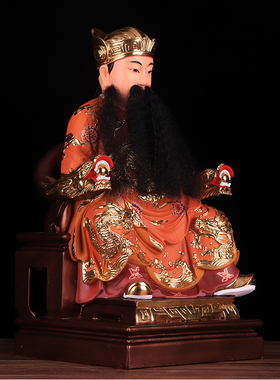 保生大帝树脂复古摆件神像