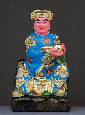 树脂招财中式客厅利市仙官神像