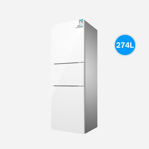 【焕新补贴】博世274L家用冰箱官方混冷抗菌三门小型白色28S20 - 图0