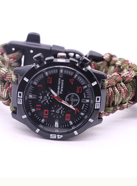 伞绳编织求生打火石装备多功能