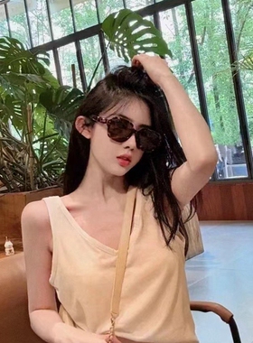 2024新款高级感感方框偏光墨镜学院风简约ins风网红款遮阳太阳镜