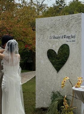 爱心异形壁挂梳妆镜装饰摆件