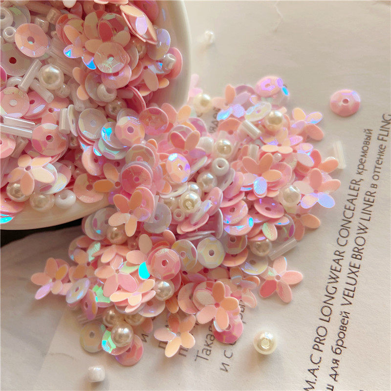 新品手缝DIY亮片米珠混装材料包服装辅料装饰配件散珠多色鱼鳞片,淘宝优惠券,粉丝福利购,淘宝优惠卷