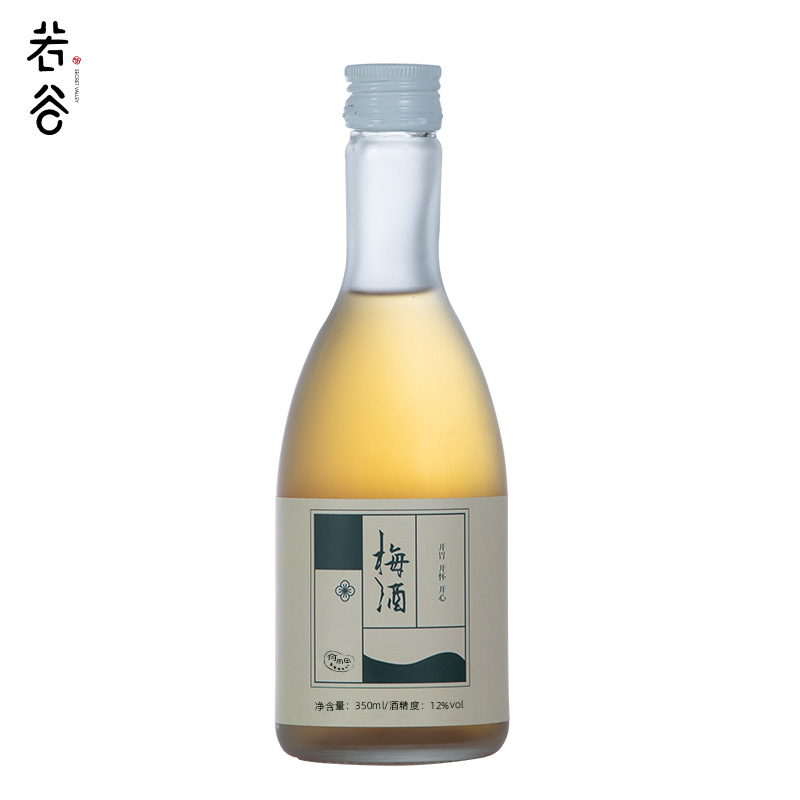 4 瓶装 若谷手作梅酒青梅酒玻璃瓶果酒女士低度甜酒米酒 梅子酒 350ml 4 瓶装 若谷手作梅酒青梅酒玻璃瓶果酒女士低度甜酒米酒 梅子酒 350ml