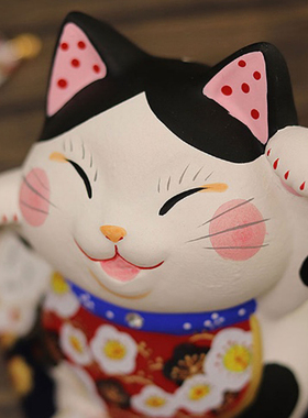 濑户烧招财猫装饰摆件