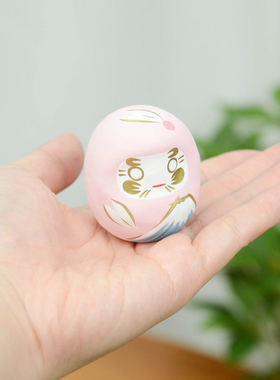 日本进口大门屋达摩摆件