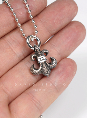 全手工纯银镶钻纯银圆珠链