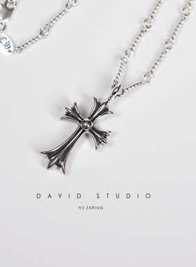 david尅罗心s925做旧男女款项链
