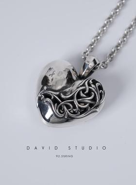 davidstudio925纯银环形吊坠