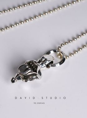 davids925纯银全手工ins项链